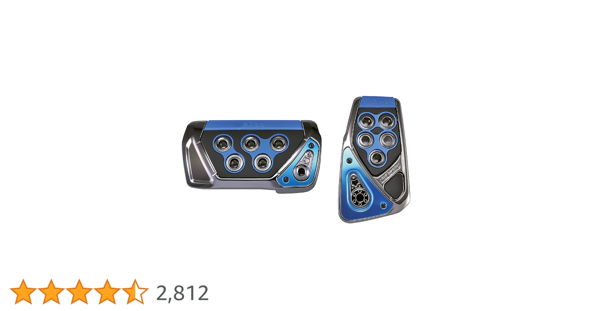 Amazon | カーメイト 車用 ペダルセット RAZO GTスペック AT-S